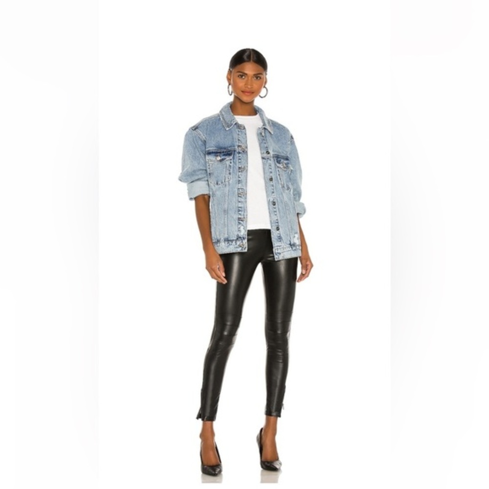 NWT David Lerner ankle zip Moto leggings *S
